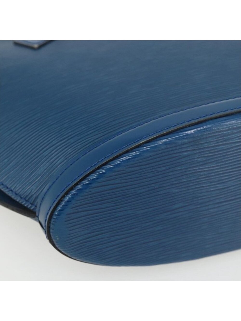 Authentic LOUIS VUITTON Epi Saint Jacques Shoulder Bag Blue M52275 LV - Picture 6 of 16